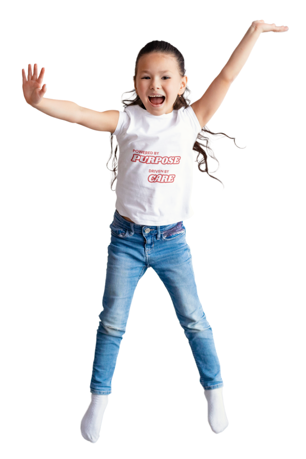 Kids Purpose & Care Tee - Empowering Messages for Young Hearts - Image 4