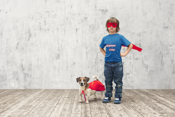 Kids Purpose & Care Tee - Empowering Messages for Young Hearts - Image 3