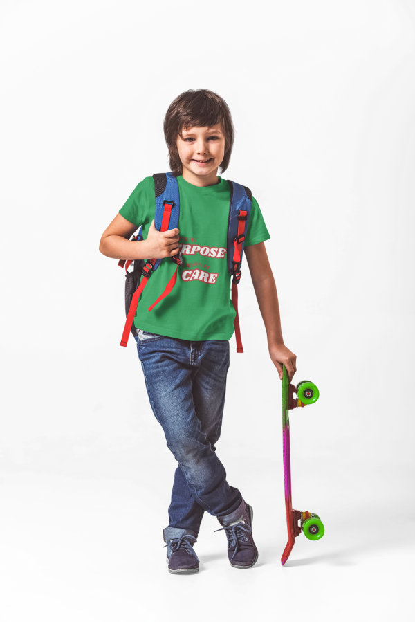 Kids Purpose & Care Tee - Empowering Messages for Young Hearts - Image 7