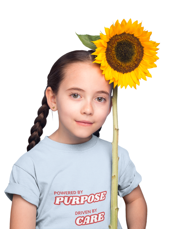 Kids Purpose & Care Tee - Empowering Messages for Young Hearts - Image 9